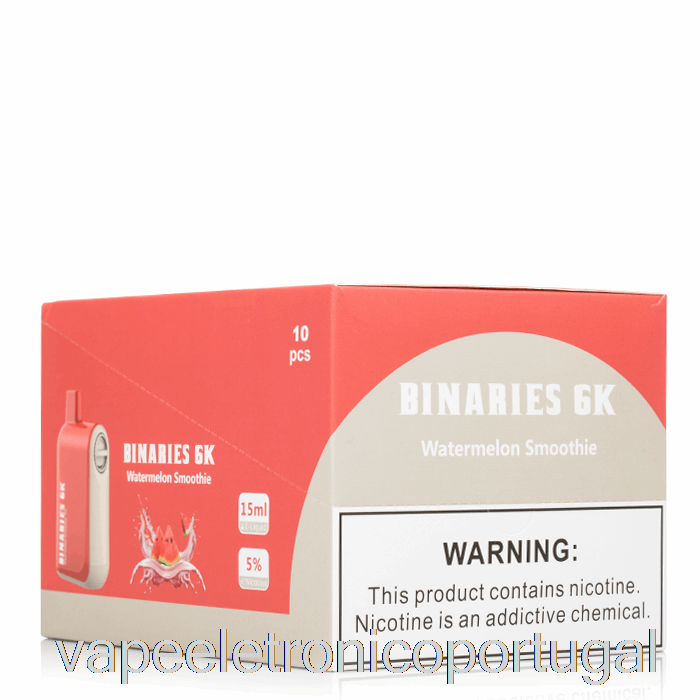 Vape Eletrônico [pacote Com 10] Binários Horizonte 6k 6000 Descartáveis